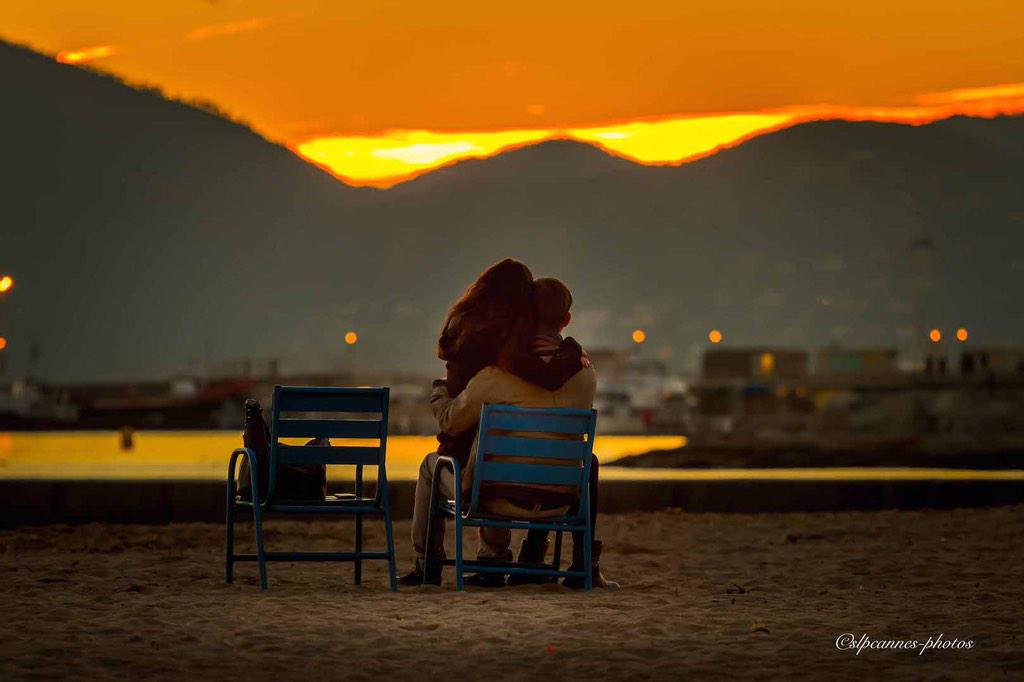 Cannes coucher de soleil